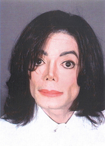 Michael Jackson 2003 Mugshot