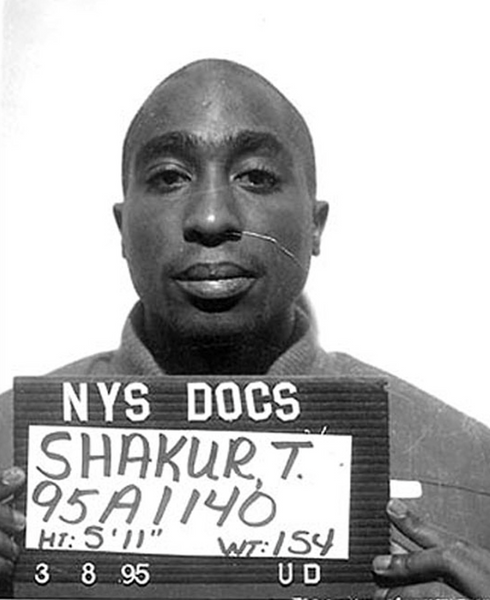 Tupac 1995 Mugshot