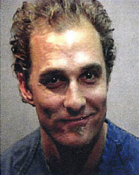 Matthew Mcconaughey Mug Shots
