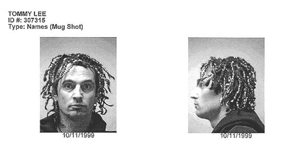 Tommy Lee Mug Shot