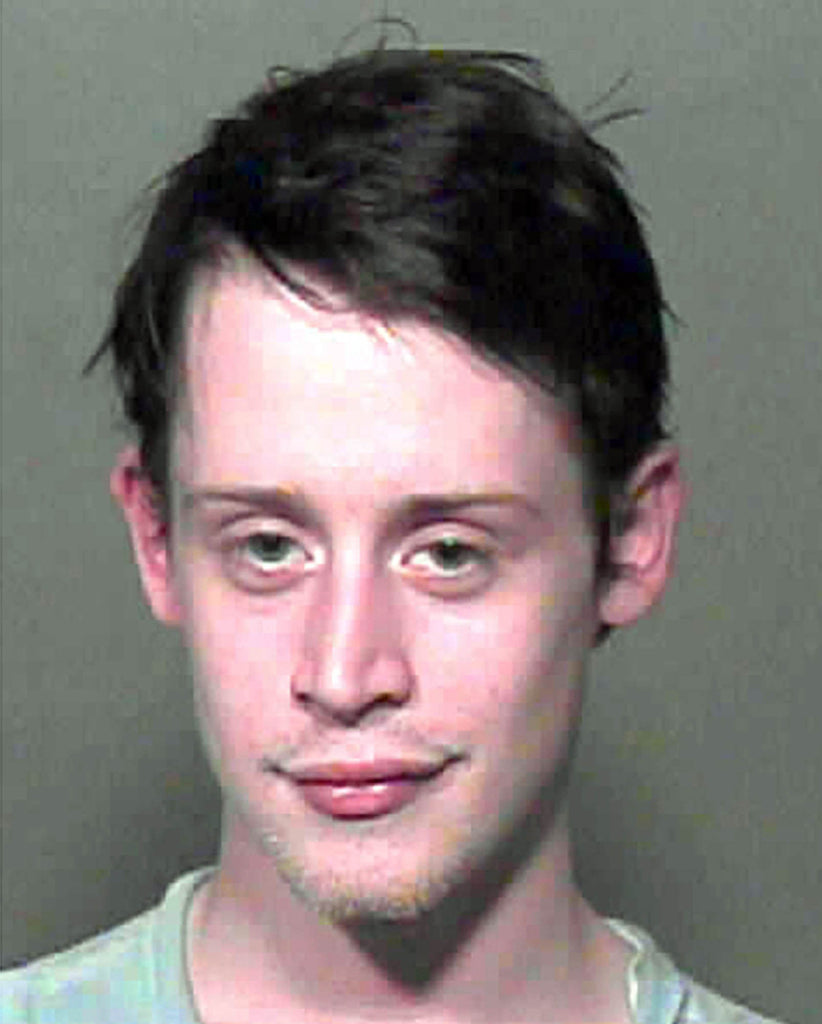 Macaulay Culkin Mug Shot