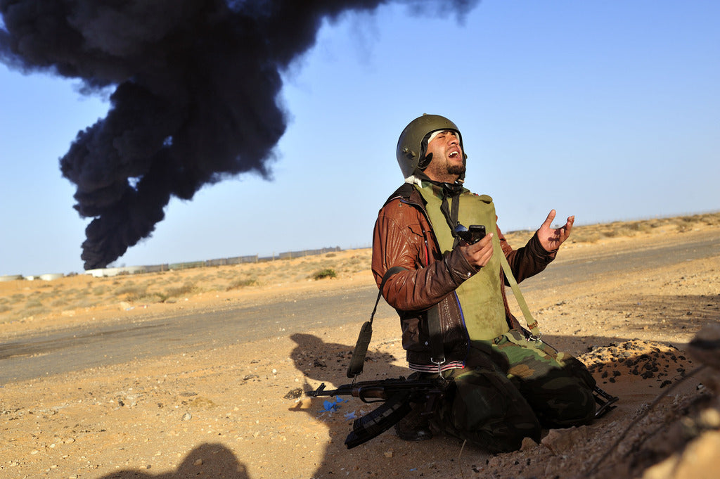 On The Front Lines in Libya - The Battle For Ras Lanuf